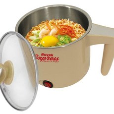 루베크099 베이지 라면포트 1L 전기냄비 쿠커 조리기OC_0126TC