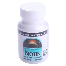 SOURCE NATURALS 維生素錠 1000mcg, 1罐, 100顆