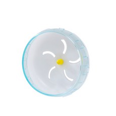 DC 倉鼠靜音跑輪, 2#水晶藍色【不含支架】,直徑12CM, 1個