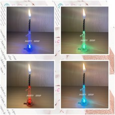 LED 慢閃 閃耀電子蠟燭 生日蠟燭 生日佈置 慶生派對 驚喜蠟燭 效果蠟燭, 1個, 3_(不含運)未滿佰元不出貨