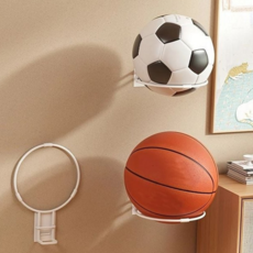 공 수납 거치대 스포츠 공정리 정리대 공 보관 선반 보관대 공디스플레이 배드민턴 테니스 탁구채 접이식, 화이트