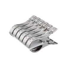 스테인리스 빨래집게 C형 120mm 6개입