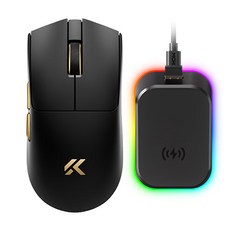 MCHOSE K7 V2 Ultra+ 삼모드 무선 게이밍 마우스, black