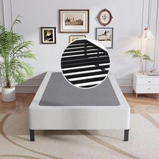 OSASET 트윈 XL 박스 스프링 22.9cm(9인치) 메탈 트윈 XL 박스 스프링 전용 튼튼한 금속 프레임 매트리스 파운데이션 지지대 1 587.6kg(3500파운드)