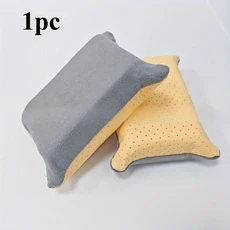 1Pcs 자동차 유리 대형 초흡수성 청소 스펀지 와이프 부직포 양면 플리스-스틱리스 이함, 03 GRAY 1pc