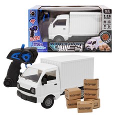 비앤씨-1:16 FAST DELIVERY 택배트럭 RC, 혼합색상, 1개