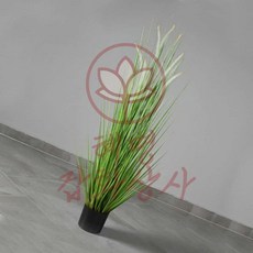 혜명잡화마트 강아지풀 조화 그린 화이트 90cm