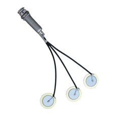 자체 접착 칼림바 픽업 피에조 변환기 마이크 접촉식 피에조 픽업, 화이트 3 튜브리스