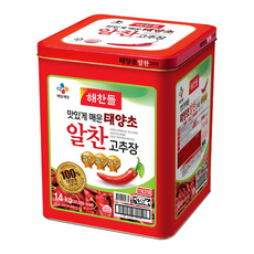 해찬들 태양초 알찬 고추장, 14kg, 1개