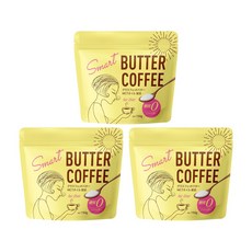 스마트버터커피 버터 커피 MCT 오일 분말 150g 3봉지 90잔분 당질제로 일본, 1개