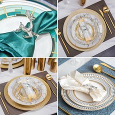 냅킨 링 금속 사슴 모양 웨딩 브라이덜 샤워 파티 장식 방청 테이블 세팅, 1개, 1개, 기본