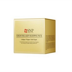 에스엔피 골드 콜라겐 슬리핑팩, 4개, 100g