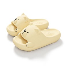 귀여운 4컬러 곰돌이 여름 미끄럼방지 슬리퍼