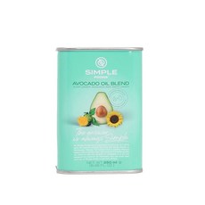간단한 식품 아보카도 블렌드 오일 - 높은 올레산 함량 낮은 포화 지방 높은 흡연율, 1개