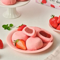 [화과방] 소프트케이크 딸기 / 부드러운 아이스 디저트, 400g, 1개