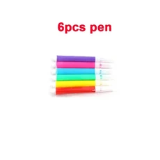 어린이 그래피티 베낭가방 DIY 색칠하기 그림 장난감 귀여운 동물 인어 부직포 드로스트링 백 공예, 05 pcs pen