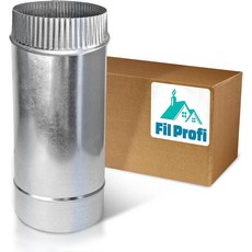 길이 6인치 12인치. 아연 도금 강철. 원형 건조기 덕트. 욕실 팬 파이프. 환기 장비용 확장 가능, Stainless, 4''- Length 12"