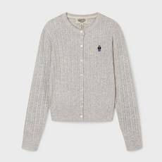 [후아유] 여성 스티브 하이게이지 울 가디건(꽈배기니트가디건) / WHCKG1215F