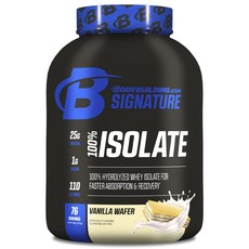 Bodybuilding 分離乳清蛋白 香草威化餅口味, 2.27kg, 1個, 2.27kg