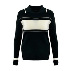 투솜 펄라인 배색 카라 니트 골프 긴팔티셔츠 줄무늬니트 스트라이프니트 니트긴팔티 여성골프니트 여성골프긴팔티 카라니트 줄무늬니트 여성가을니트 여성봄니트 여성골프니트 라운디딩코디