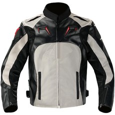 機車騎士服 戶外防摔透氣賽車服, AL013 白,XXXL