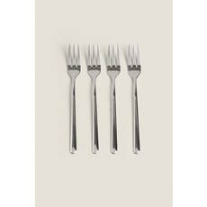 자라 zara 유광 처리된 스틸 스푼 세트(4개입) - 멀티컬러111921, 단일 사이즈