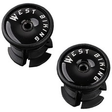 시그니처베이지 로드 자전거 바엔드 핸들 그립 캡 플러그 보호캡 마개 YPZ056, 1개, 블랙