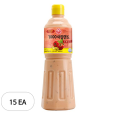 오뚜기 1000아일랜드 드레싱, 980g, 15개