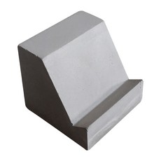 曙MUSE 極簡梯形水泥名片架 - 辦公室桌面名片收納展示架, 1個, 1層