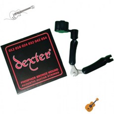 어쿠스틱 기타줄 세트 입문 교체 줄감개 포함, 1개, 상세페이지 참조