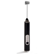 〔Four 1〕升級版 無線電動攪拌器 電動打蛋器 拿鐵拉花 奶泡 電動攪拌器 打蛋器 攪拌器 攪拌棒 電動攪拌機, 耀眼黑 (升級款)