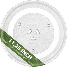 부품 번호 DE74-20102A DE81-01850A 11 38인치 전자레인지 유리판과 호환되는 11.25인치 유리판 교체, 12.5"