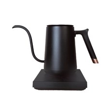 TIMEMORE 泰摩 魚SMART 溫控手沖壺 細嘴鶴嘴壺 精準控溫 手沖咖啡, 1個, 黑色細口版, 600ml, 黑色細口版 600ml