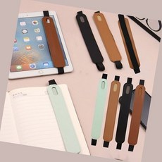 아이패드펜홀더 가죽펜파우치 휴대용펜케이스 다이어리펜꽂이, 브라운 1P
