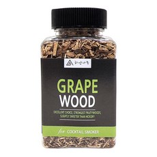하얀나무 칵테일스모커 훈연칩 스모킹건 폴리사이언스 참나무칩 사과나무칩 벚나무칩 미니스모커 우드칩 푸드스모커 바텐더 버블건 너도밤나무 오리나무 비치 엘더 머스킷, 칵테일스모커용 포도나무칩, 1개