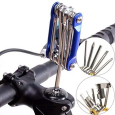 자전거 멀티툴 수공구 12종 수리 공구세트, 1개