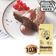 에이치에이유통 아워홈 꼬마초코 12g 초코소스 초콜릿 베이커리 빙수토핑, 10개
