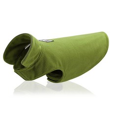 후리스 기모 조끼 겨울 산책 중형견 강아지 옷 WI016DG, 그린, 1개