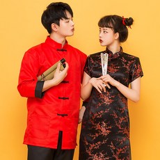 바이시스 쿵푸복 반티 치파오 쿵푸치파오 중국의상 졸업사진 의상 체육대회반티 할로윈 코스