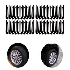 [모터스파이] 지프 호환 JEEP 그랜드체로키 휠마스크 홀로그램 써밋 휠 데칼 튜닝 스티커, 홀로그램핑크