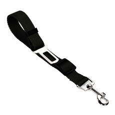 寵物汽車安全帶 可調節狗安全帶 車用寵物安全帶 狗鏈 汽車安全用品, 汽車安全帶 (黑色), 1個