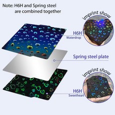 Bambu 빌드 플레이트 X1carbon PEI 부드러운 대나무 실험실 257x257mm A1 X1 bambu P1S P1P, H6H H6H