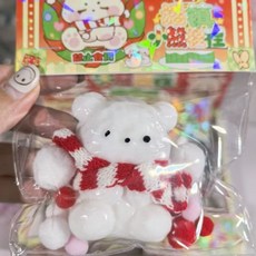 亮燈貓爪捏捏樂 解壓玩具 超軟泥感食玩 減壓玩具, 圍巾西高地【pvc袋】, 1個