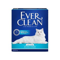 EVER CLEAN 超級高級貓砂 Extra Fresh 21天, 8.5kg, 1個, 4倍淨臭無香款