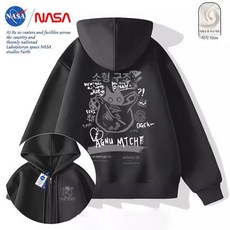 고양이 후드 집업 티셔츠 곤니찌와 일본어 스트리트 패션 긴팔