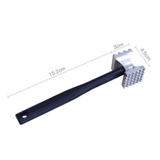 小日驚奇 肉鎚 雙面鬆肉鎚 牛排鬆肉錘 金屬肉鎚 鋁肉鎚 料理棒 雞排槌 拍肉器 料理鎚 槌肉, 1個