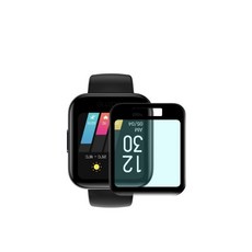Realme watch 熱彎膜 PMMA PC 防刮 保護膜 保護貼, 1個, 【3D曲面複合】
