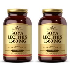솔가 소야 레시틴 1360mg 100소프트젤 X 2통 대두 레시틴, 100정, 2개
