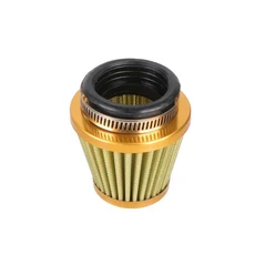범용 38mm 바이크 오토바이 에어 필터 흡기 유도 키트 GY6 50cc 110cc 125cc 스쿠터 ATV 먼지 자전거 45mm4, 18 45MM Gold
