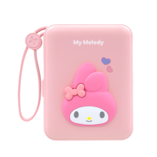 산리오 캐릭터 대용량 고속충전 보조배터리 10000mAh 일체형 잔량표시 C타입케이블 8핀 멀티단자 아이폰케이블, 마이멜로디